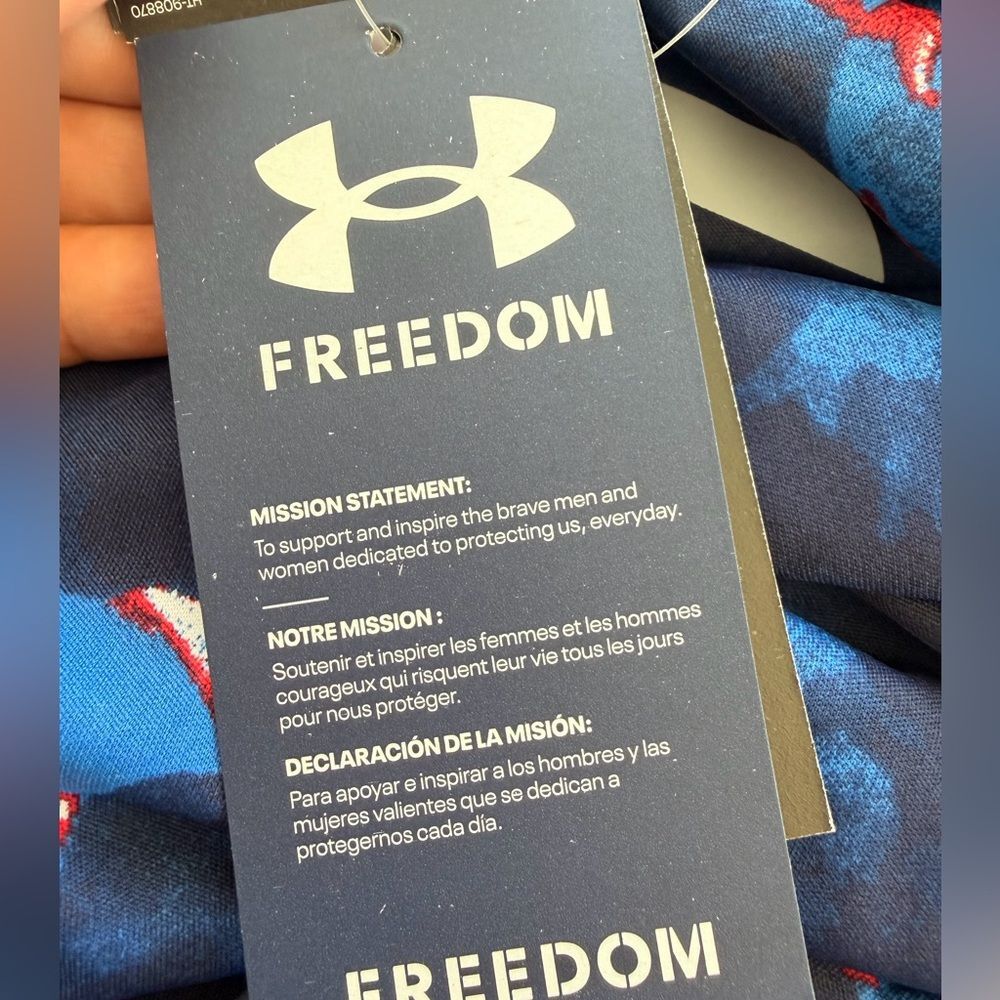 NWT Under Armour Mens Fish Pro Freedom AOP Long Sleeve T-Shirt Midnight Size L - Picture 15 of 16